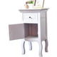thumbnail image 4 of Set 2 Veladores Librero Parma Puerta + Cajon Blanco, 4 of 5