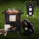 thumbnail image 2 of Ahumador BBQ Xeuemtey 47 cm Acero Carbón 3‑en‑1, 2 of 8