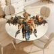 thumbnail image 4 of Resident Evil theme Fitted Round Tablecloths Elastic Edged Table Covers Waterproof Table Cloth For Kitchen Holiday Party Tables Decor 120cm, 4 of 6