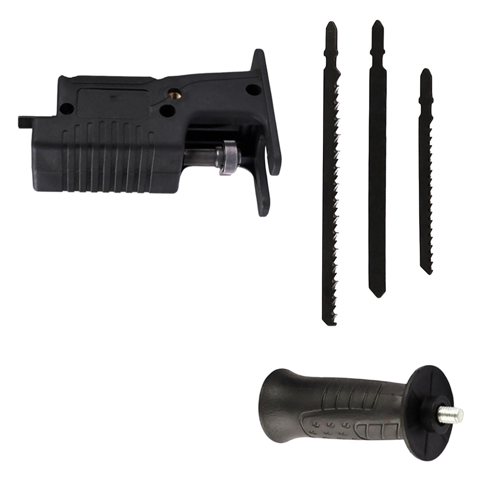 Magideal - Accesorio De De Taladro Portátil Accesorio De Caladora Ergonómico Herramienta De Utilidad Accesorio De Recíproca Para Corte , Negro