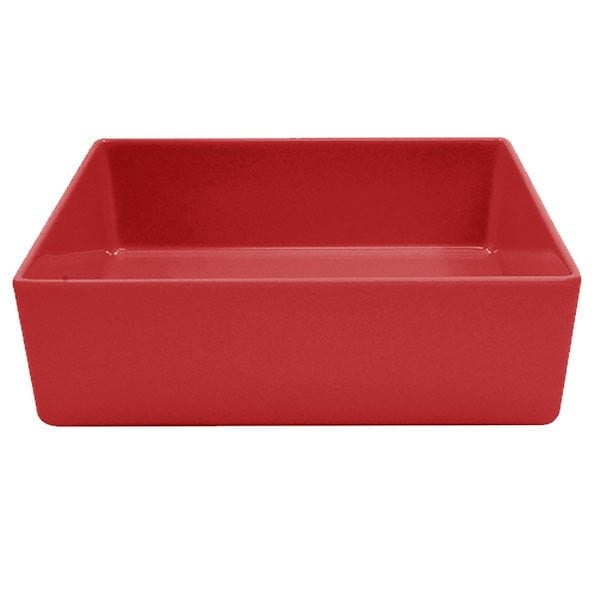 Imahe - Recipiente Rojo 25x25x7.6cm.