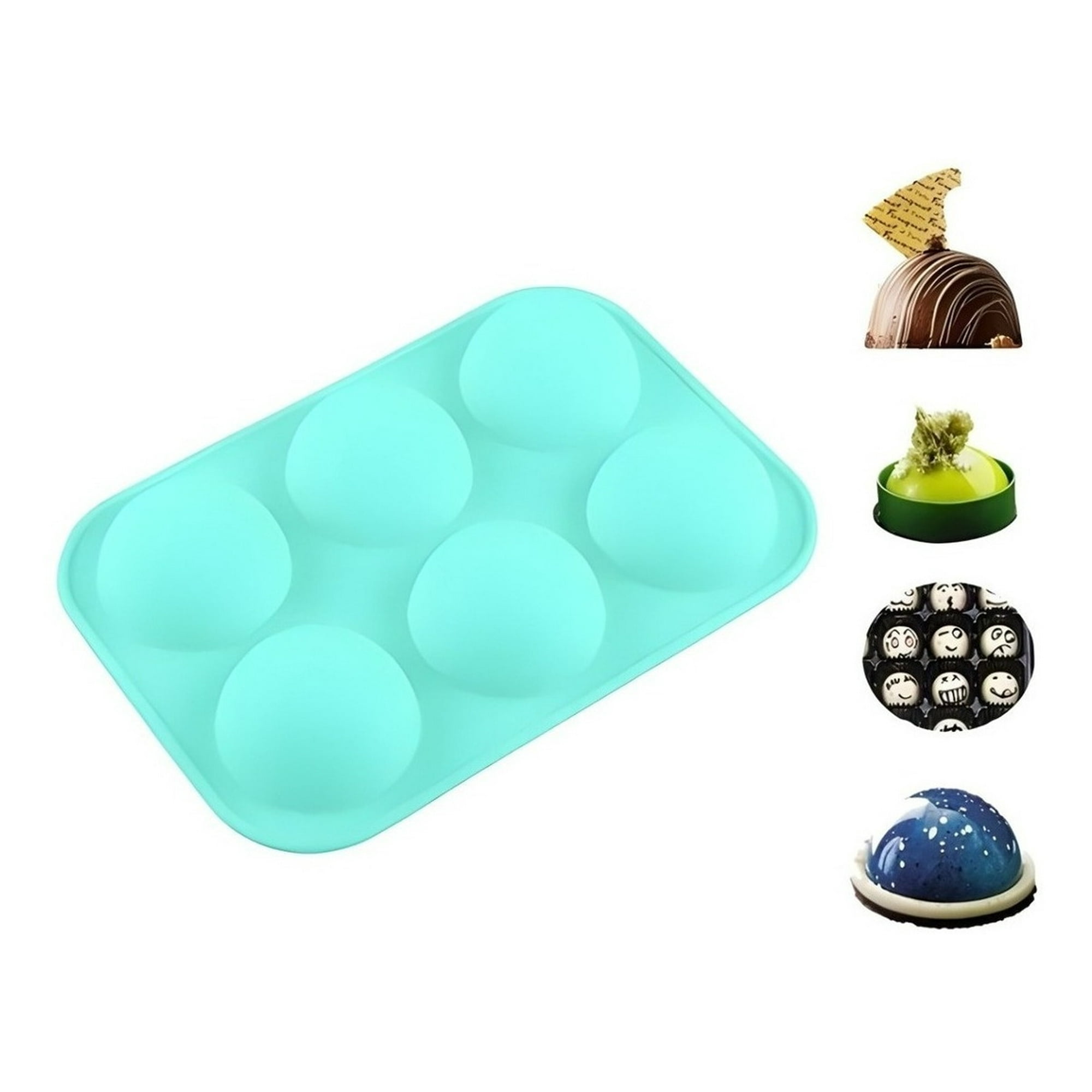 Genérico - Molde De Silicona Media Esfera