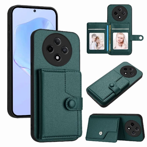 FOXDOCK Funda para OPPO A3 pro con Bloqueo RFID - Diseño Elegante con Cierre de Botón