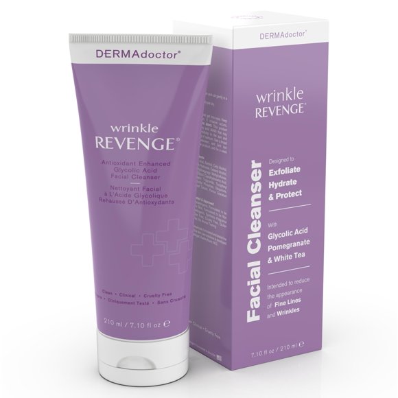 Limpiador Facial DERMAdoctor 210 ml Ácido Glicólico Antiarrugas
