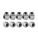 thumbnail image 1 of Tuercas de rueda Oispyer M12x1.25 paquete de 10 cromo 21 mm, 1 of 7