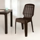 thumbnail image 3 of Silla Simil Ratan Marron, 3 of 3