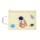 thumbnail image 5 of 1pc Space-Themed Astronaut Document Bag - Durable Nylon Mesh Pencil Case for Students, 5 of 5