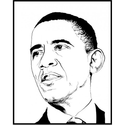 Rienda Libre Graphics - Decomural Barack Obama President Usa Icon Ws-33954