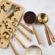 thumbnail image 5 of 1 juego de tazas medidoras de líquidos y de secado de acero inoxidable, pulidas en oro, para cocinar y hornear., 5 of 5