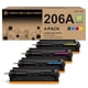 thumbnail image 1 of Cartuchos de tóner S SMARTOMNI 206A, paquete de 4 para impresora HP, 1 of 8
