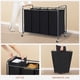 thumbnail image 4 of Clasificador de ropa STORAGE MANIAC, 4 secciones, 181 L, con ruedas, negro, 4 of 8