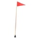 thumbnail image 1 of Bandera de seguridad para Kayak de 4 pies, accesorios de Base de bandera de barco de seguridad, fácil instalación, bandera de Kayak, montaje en pista,, 1 of 5