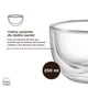 thumbnail image 3 of Set 2 Bowls Vidrio Doble Pared 250 ml Home Logics 1 un, 3 of 5
