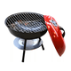 thumbnail image 3 of Asador Portátil De Carbón Con Tapa Parrilla Acero 36cm Ancho, 3 of 3
