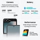 thumbnail image 3 of Samsung Galaxy Z Flip6 256GB Azul - Reacondicionado, 3 of 3