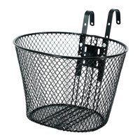 Ioensy - Cesta Delantera Para Bicicleta Colgante Para Equipaje De Viaje, Accesorios De Ciclismo, Viajes A La Playa, Color Negro