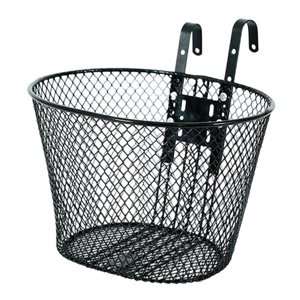 Ioensy - Cesta Delantera Para Bicicleta Colgante Para Equipaje De Viaje, Accesorios De Ciclismo, Viajes A La Playa, Color Negro