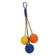 thumbnail image 4 of Bolas De Juguete Divertidas Para Gatos, Mascota Interactiva De Sisal Para Suministros Para Mascotas, Gatito, Naranja, Amarillo, 4 of 5