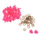 thumbnail image 1 of 100 piezas de plástico de seguridad ojos nariz diy suministros para peluche peluche rosa, 1 of 5