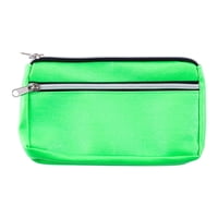 Adix - Estuche Escolar Triple Cierre Verde Neon
