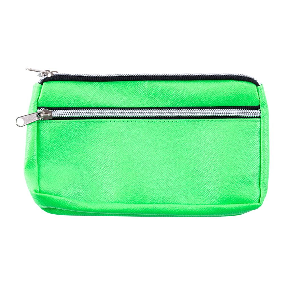 Adix - Estuche Escolar Triple Cierre Verde Neon
