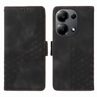 Carcasa Foxdock Xiaomi Redmi Note 13 Pro 4G De Cuero Pu, Diseño Acolchado Clásico, Protección Contra Caídas Y Rayones