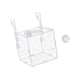 thumbnail image 2 of Caja de aislamiento para acuario, soporte para cría de peces, accesorios transparentes multifunción para acuario, Fly Liver Guppy, alevines para recié 15x15x15cm y gancho, 2 of 5