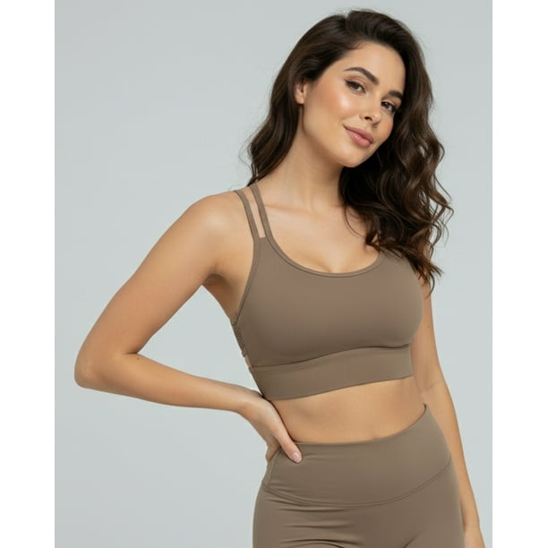 Peto Deportivo Mujer Diseño Espalda Cruzada
