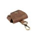 thumbnail image 3 of Funda para AirPods CestAntiQ de Cuero Genuino con Llavero Marrón, 3 of 9