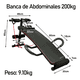 thumbnail image 2 of Banco de abdominales Boomfit ajustable 4 modos negro #2, 2 of 3