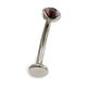 thumbnail image 1 of Piercing para ombligo de titanio F136, corrugado al agua, con diamante checo, aleación de titanio G23, para cuerpo, joyería, anillo de suspensión para ombligo., 1 of 5