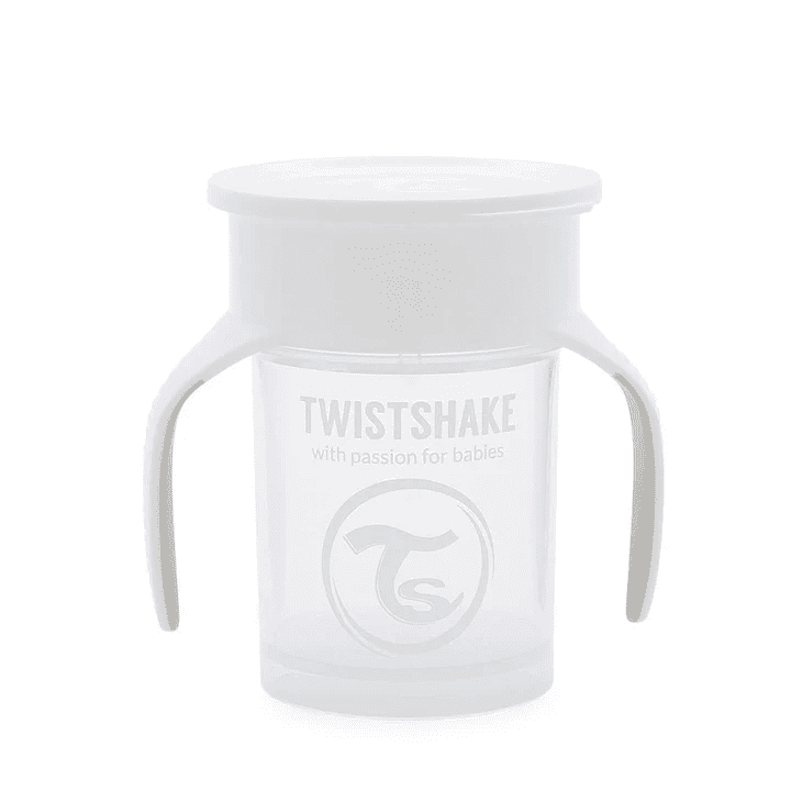 Vaso 360 Twistshake - Blanco