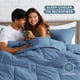 thumbnail image 3 of Juego de edredón Bare Home para cama California King, ultrasuave, azul, 3 of 8