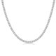 thumbnail image 2 of 3-5mm Moissanite Tennis Necklace para Hombre Mujeres Color D VVS1 Cadena de Collar de Diamante Cadena de Collar de Moissanita de Plata Esterlina con Certificado GRA, 2 of 8