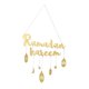 thumbnail image 5 of Ramadán Kareem Eid Mubarak Decoraciones Madera Colgante Luna Estrella Con, 5 of 5