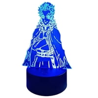 Lampara Ilusion 3D Rengoku De 7 Colores, Base Touch