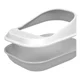 thumbnail image 2 of Arenero Bandeja Sanitaria Baño Gato Mascota Semicerrado Color Gris, 2 of 2