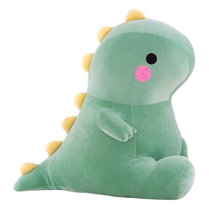 Magideal - Bonitos Juguetes De Peluche De Dinosaurio De Dibujos Animados Suaves, Almohadas Para Abrazar, Muñecos De Dinosaurio, Animales De Peluche Para , N , Verde 35Cm Como Se Describe
