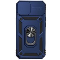 Estuche Gangxun Para Iphone 14 Plus, Soporte Giratorio 360°, Estilo Mecánico Y Magnético