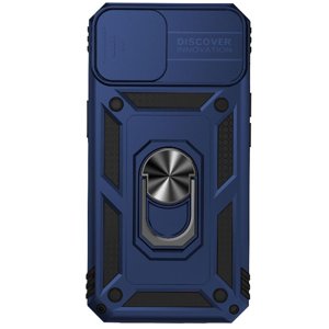 Estuche Gangxun Para Iphone 14 Plus, Soporte Giratorio 360°, Estilo Mecánico Y Magnético