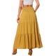 thumbnail image 3 of Falda Maxi de Verano INSPIRE CHIC para Mujer, Casual, Elástica, de Cintura Alta, Bohemia, Larga, 3 of 6