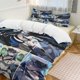 thumbnail image 1 of Akame Ga KILL Anime Home Bed 3-piece Set Classic Japanese Anime Polyester Wash Student Dormitory Set, 1 of 5