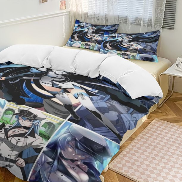 Akame Ga KILL Anime Home Bed 3-piece Set Classic Japanese Anime Polyester Wash Student Dormitory Set