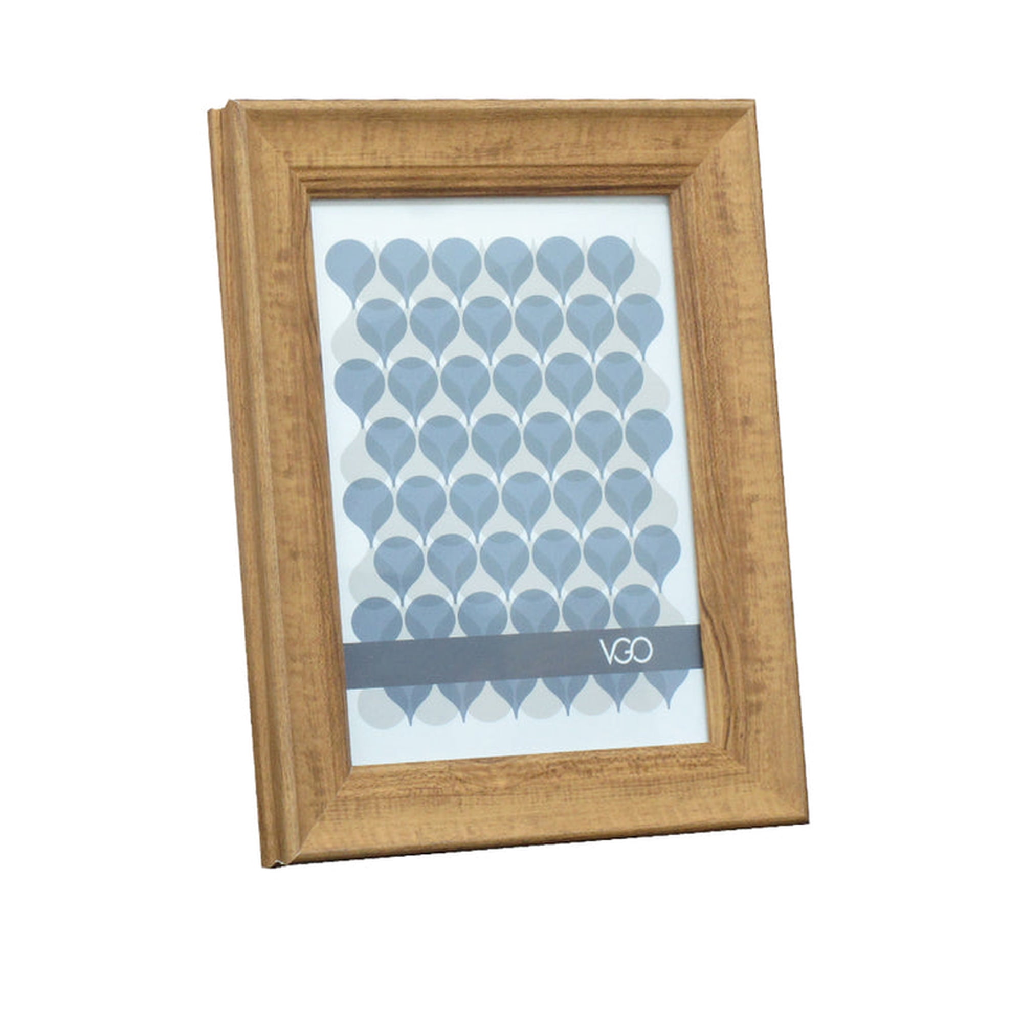 Vgo - Marco Madera Moldura Ancha Beige 20x25 Cm Beige