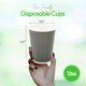 thumbnail image 3 of Vasos de café desechables Restaurantware 350 ml 500 unidades, 3 of 9