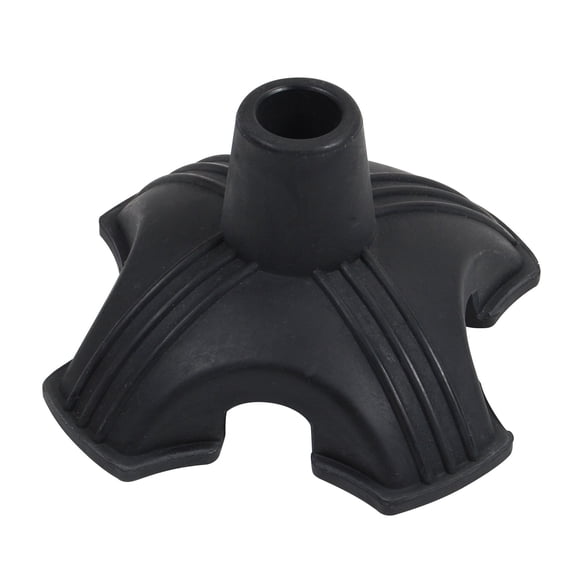 Soporte para cuádruples Cane Tip Drive Medical, negro