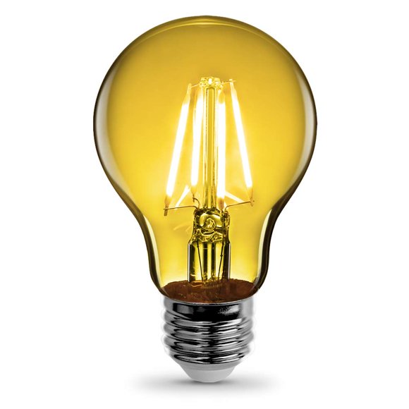 Bombilla Feit Electric A19, LED amarillo, 4,5 W, regulable, 600 lm