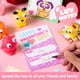 thumbnail image 4 of Tarjetas De San Valentín Llaveros Con Forma De Animal Con Forma De Ojos Saltones 28 Unidades, 4 of 9