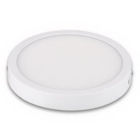 Macrotel - Plafón Sobrepuesto 18W Luz Fría Aluminio