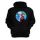 thumbnail image 1 of Polerón Canguro Elsa Y Anna Negro Talla Xl Unisex, 1 of 1